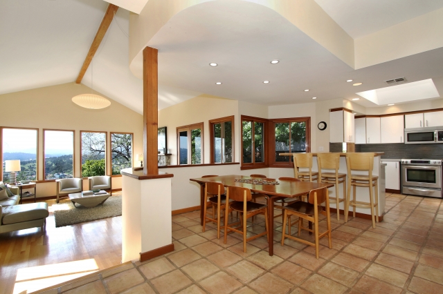 modern view home kitchen